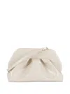 Themoirè Shell-colored Tia Bag With Adjustable Strap In White