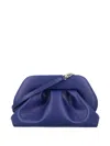 Themoirè Gea Clutch Sculptural Pleated Frame In Blue