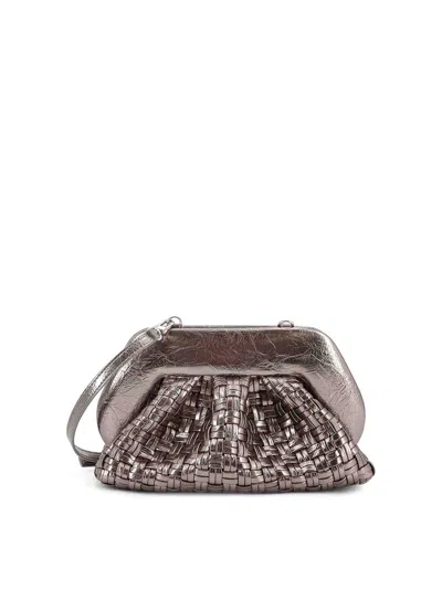 Themoirè Tia Shoulder Bag In Silver