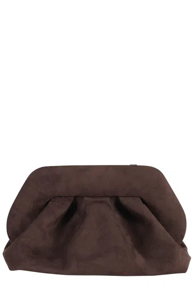Themoirè Tia Suede-like Bag In Black
