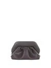 Themoirè Tia Vegan Ebony Clutch Bag With Shoulder Strap In Purple