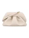 Themoirè Tia Vegan Fabric Clutch In Beige
