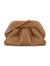 Themoirè Tia Vegan Leather Clutch In Brown