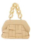 Themoirè Tia Weaved Straw Bag In Beige