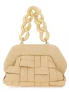 Themoirè Tia Weaved Straw Bag In Beige