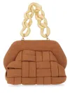 Themoirè "tia Weaved Straw" Clutch