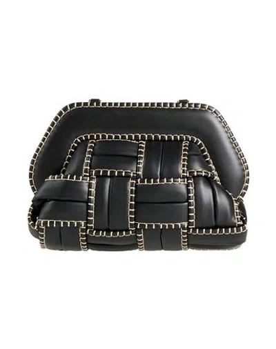 Themoirè Tia Woman Handbag Black Size - Textile Fibers
