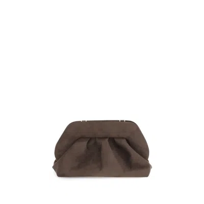 Themoirè Tia Women's Clutch In Sand