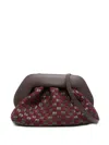 Themoirè Tia Woven Satchel In Brown