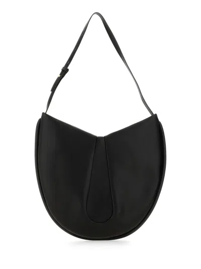 Themoirè Tike Bag. In Black