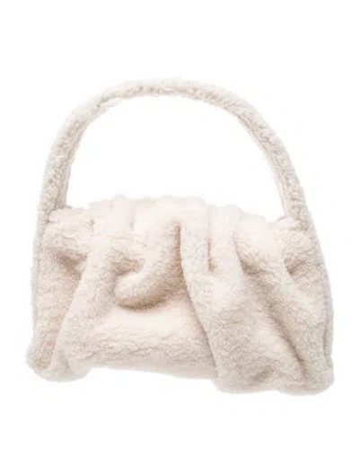 Pre-owned Themoirè Top Handle Bag In Neutrals