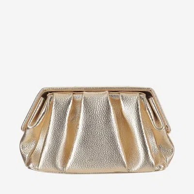 Themoire' Vegan Fabric Bag In Gold