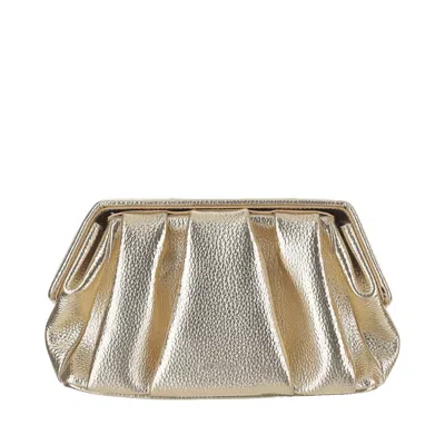 Themoirè Vegan Fabric Bag In Gold