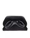 Themoirè Vegan Fabric Clutch Bag Color Black In Black
