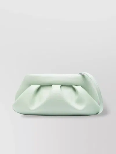 Themoirè Vegan Fabric Clutch Bag With Pleated Design