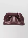 Themoirè Vegan Fabric Crossbody And Satchel Bag In Burgundy