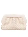 Themoirè Bios Clutch In Beige