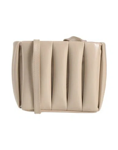 Themoirè Woman Cross-body Bag Beige Size - Polyurethane In Sand