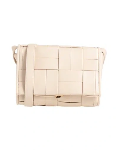 Themoirè Woman Cross-body Bag Beige Size - Synthetic Fibers In Sand