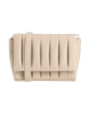Themoirè Woman Cross-body Bag Beige Size - Textile Fibers In Sand