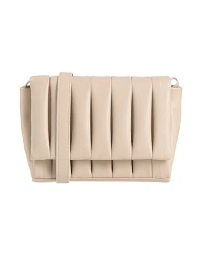 Themoirè Woman Cross-body Bag Beige Size - Textile Fibers In Sand