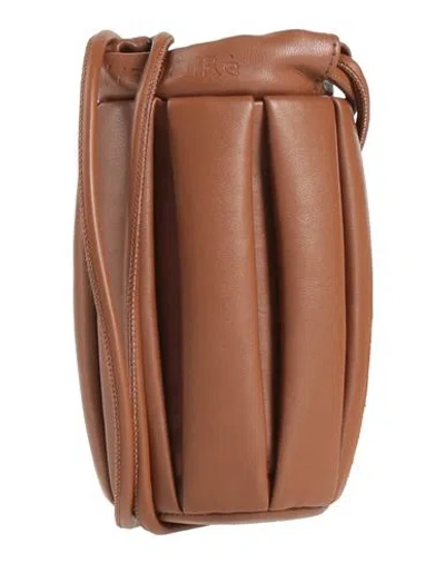 Themoirè Woman Cross-body Bag Brown Size - Textile Fibers