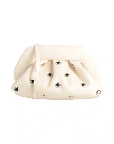 Themoirè Woman Cross-body Bag Ivory Size - Textile Fibers In White