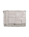 Themoirè Woman Cross-body Bag Light Grey Size - Textile Fibers In Gray