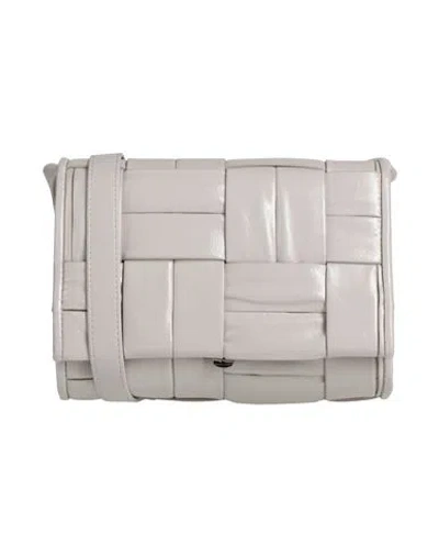 Themoirè Woman Cross-body Bag Light Grey Size - Textile Fibers In Gray