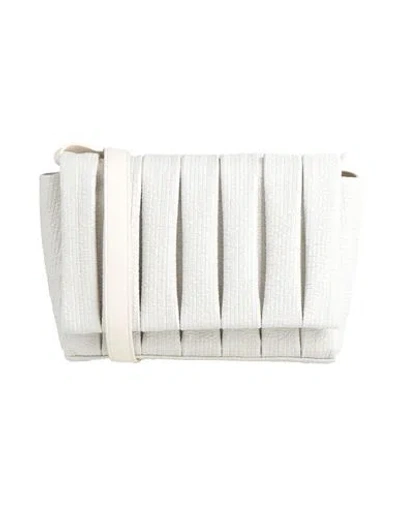 Themoirè Woman Cross-body Bag Off White Size - Textile Fibers