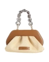 Themoirè Woman Handbag Beige Size - Textile Fibers, Natural Raffia In Sand