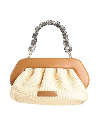 Themoirè Woman Handbag Beige Size - Textile Fibers In Sand