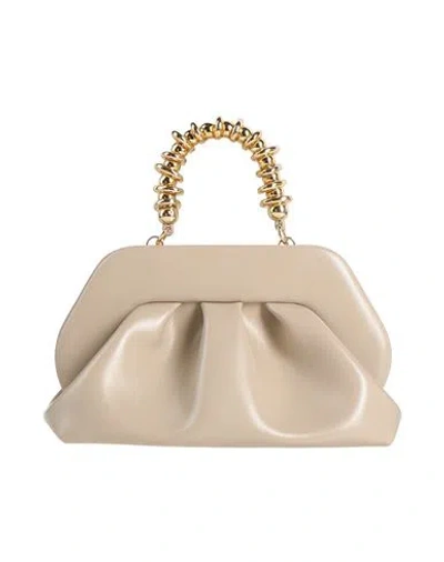 Themoirè Woman Handbag Beige Size - Textile Fibers In Sand