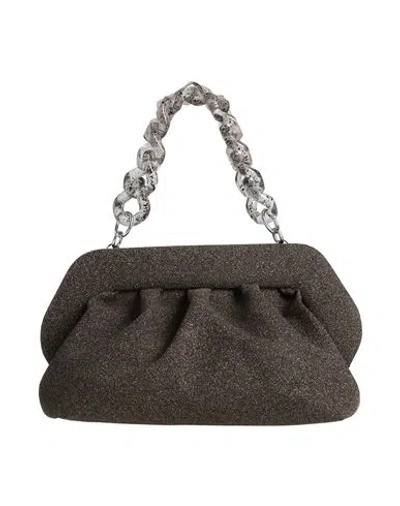 Themoirè Woman Handbag Black Size - Cotton, Cork, Polyurethane, Acrylic
