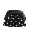 Themoirè Woman Handbag Black Size - Leather, Textile Fibers In Black