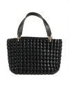 Themoirè Woman Handbag Black Size - Polyurethane, Pet (polyethylene Terephthalate)