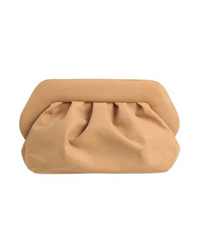 Themoirè Woman Handbag Camel Size - Textile Fibers In Sand