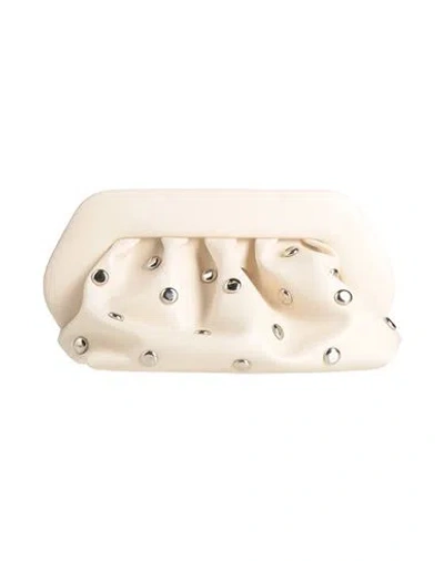 Themoirè Woman Handbag Cream Size - Textile Fibers In White