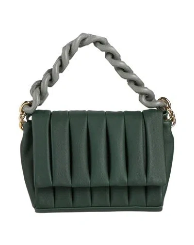 Themoirè Woman Handbag Dark Green Size - Textile Fibers