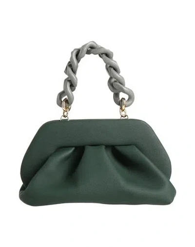 Themoirè Woman Handbag Dark Green Size - Textile Fibers