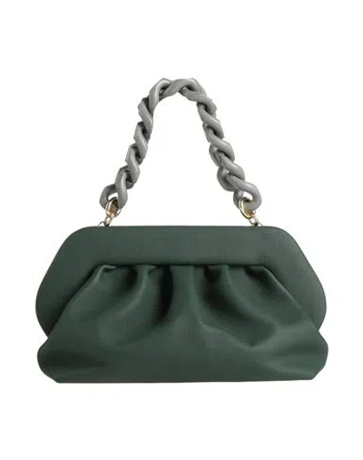 Themoirè Woman Handbag Dark Green Size - Textile Fibers