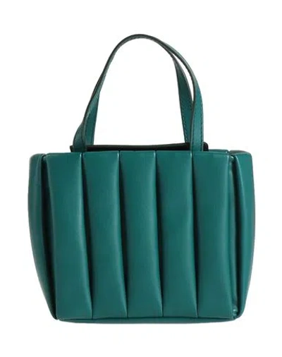 Themoirè Woman Handbag Deep Teal Size - Textile Fibers In Green