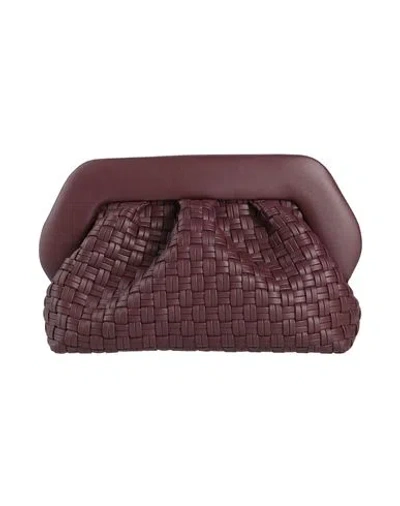 Themoirè Woman Handbag Garnet Size - Textile Fibers In Red