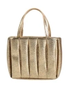 Themoirè Woman Handbag Gold Size - Textile Fibers In Gold
