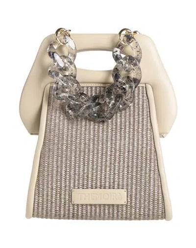 Themoirè Woman Handbag Ivory Size - Textile Fibers In White