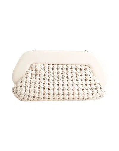 Themoirè Woman Handbag Ivory Size - Textile Fibers In White