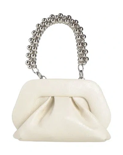 Themoirè Woman Handbag Ivory Size - Textile Fibers In White