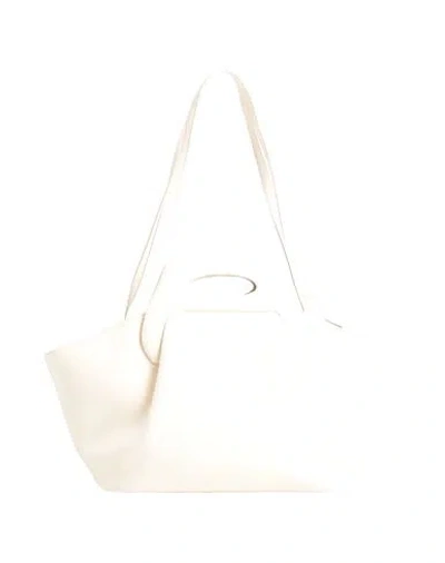 Themoirè Woman Handbag Ivory Size - Textile Fibers In White