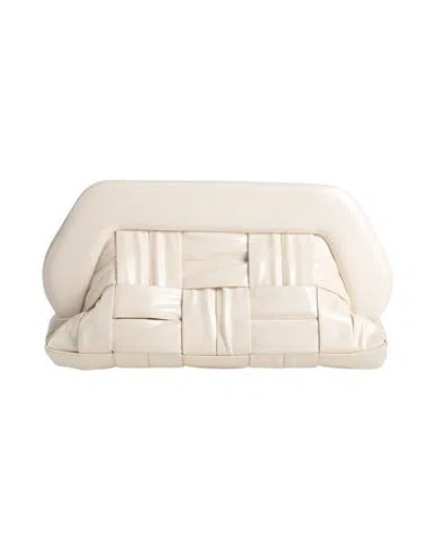 Themoirè Woman Handbag Ivory Size - Textile Fibers In White