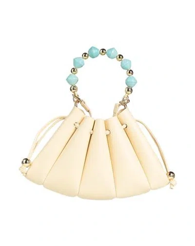 Themoirè Woman Handbag Ivory Size - Textile Fibers In White